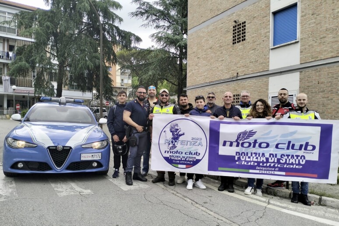 E’ nato a Potenza il moto club della Polizia di Stato