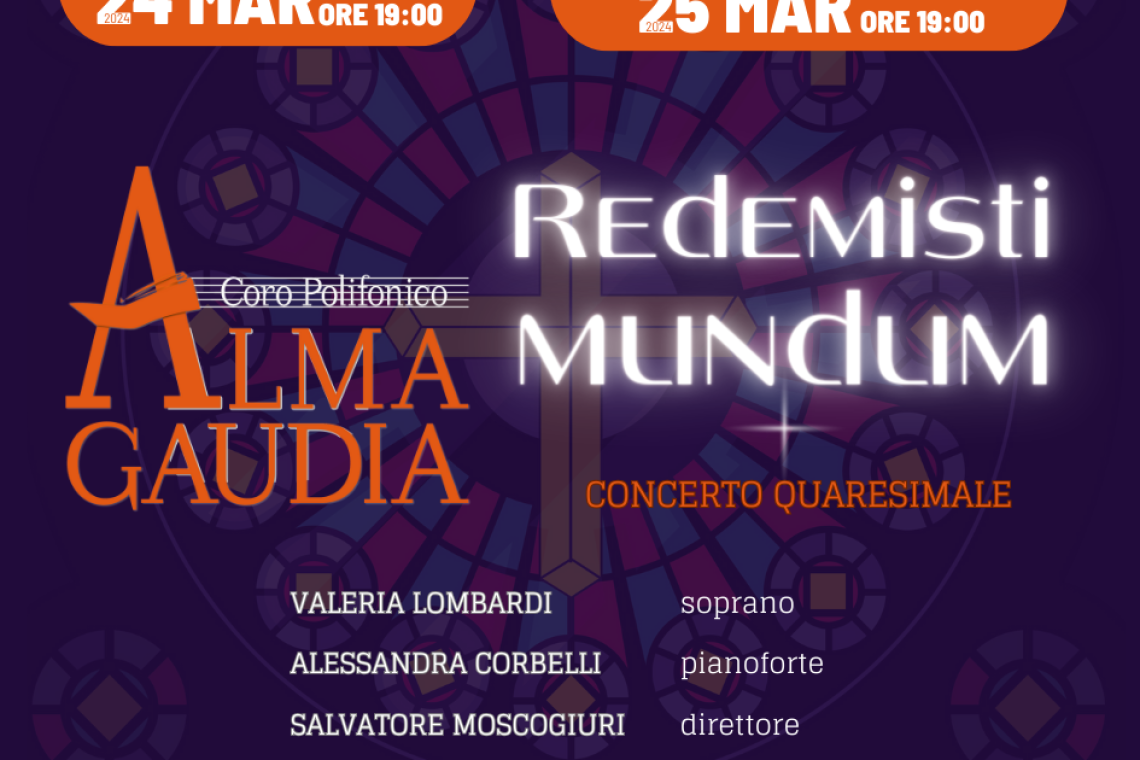 Redemisti mundum, a Sava e Avetrana il concerto quaresimale di Alma Gaudia