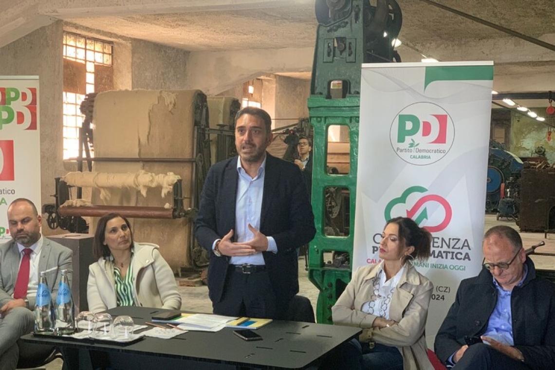 Irto: conferenza programmatica del Pd per un futuro sostenibile della Calabria