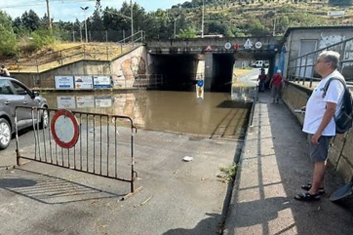 Disagi per il maltempo a Nocera Terinese: allagati tutti i sottopassaggi