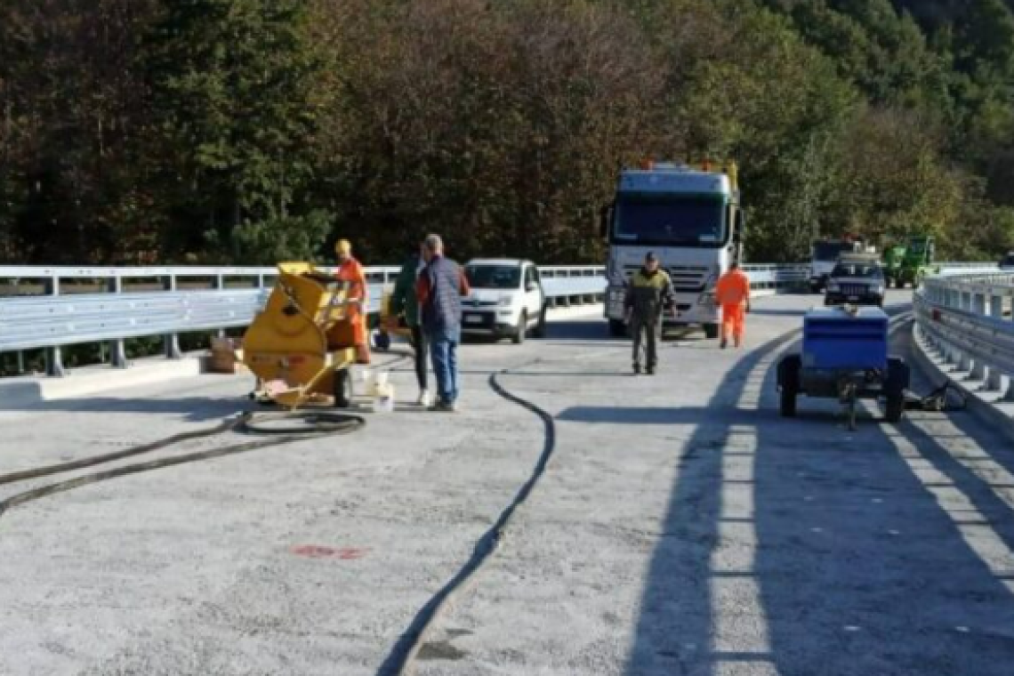 Fagnano Castello: riaperto il viadotto Val di Leto sulla Statale 283